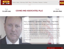 Tablet Screenshot of coane.com